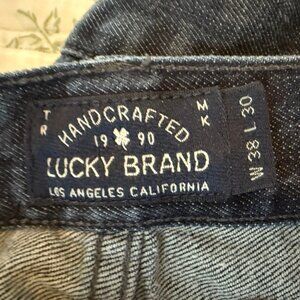 Lucky Brand 121 Heritage Slim Fit Jeans - Size 38W x 30L, Dark Wash